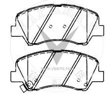 58101-1WA00 Brake pad set for hyundai&kia 