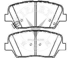 58101-4ZA00 Brake pad set for hyundai&kia 