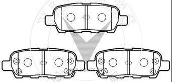44060-8H385 Brake pad set for NISSAN 