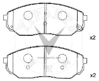 58101-3ED00 Brake pad set for hyundai&kia 