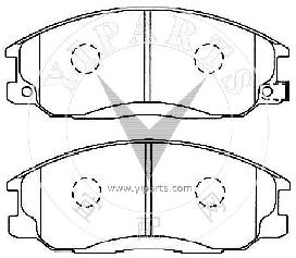 58101-26A00 Brake pad set for hyundai&kia 
