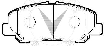 04465-28520 Brake pad set for TOYOTA 