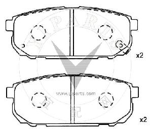 58302-3ED00 Brake pad set for Isuzu 
